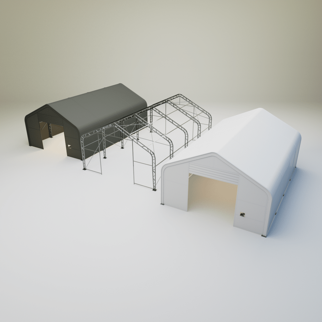 Sattelhalle 8 m x 12