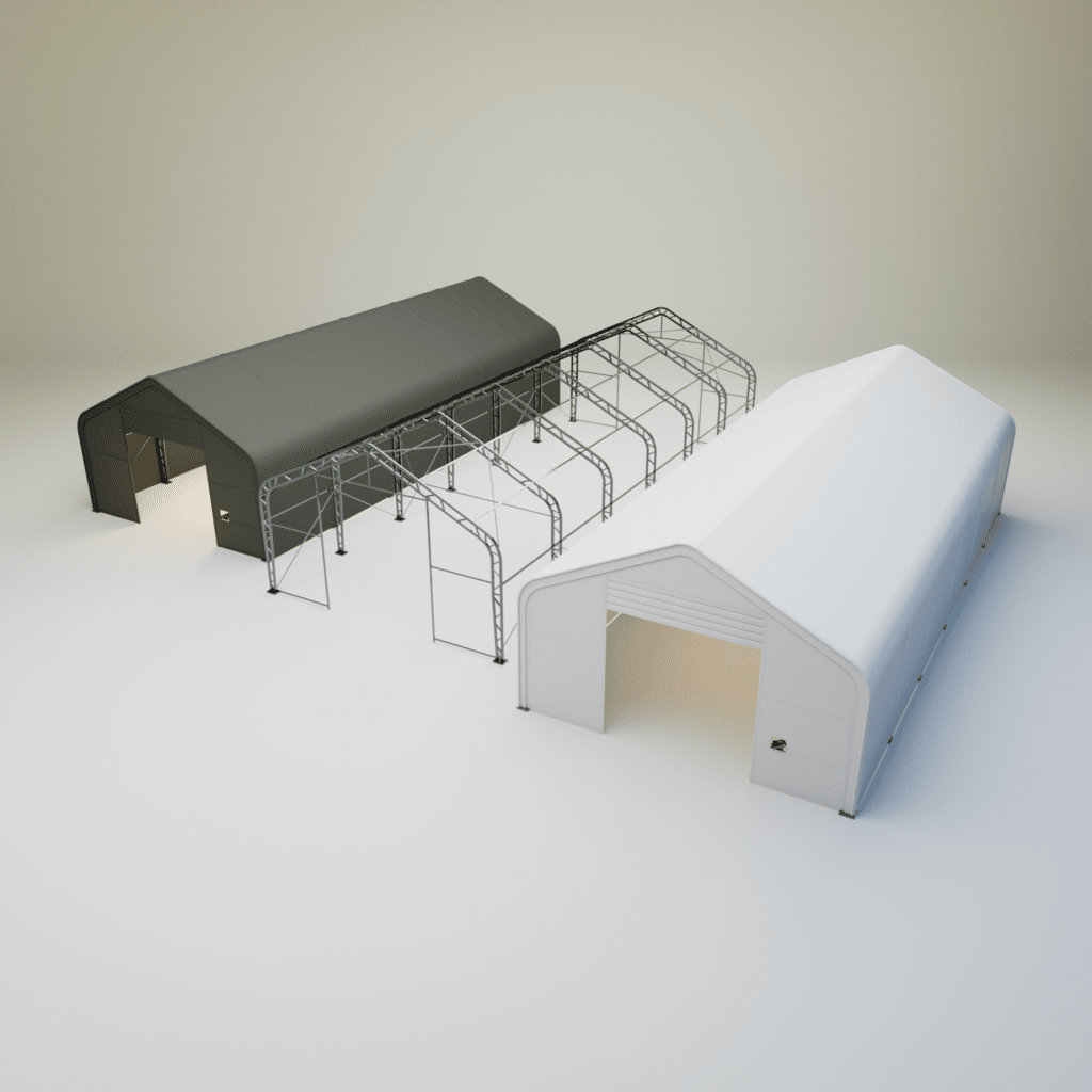 Sattelhalle 8 m x 18