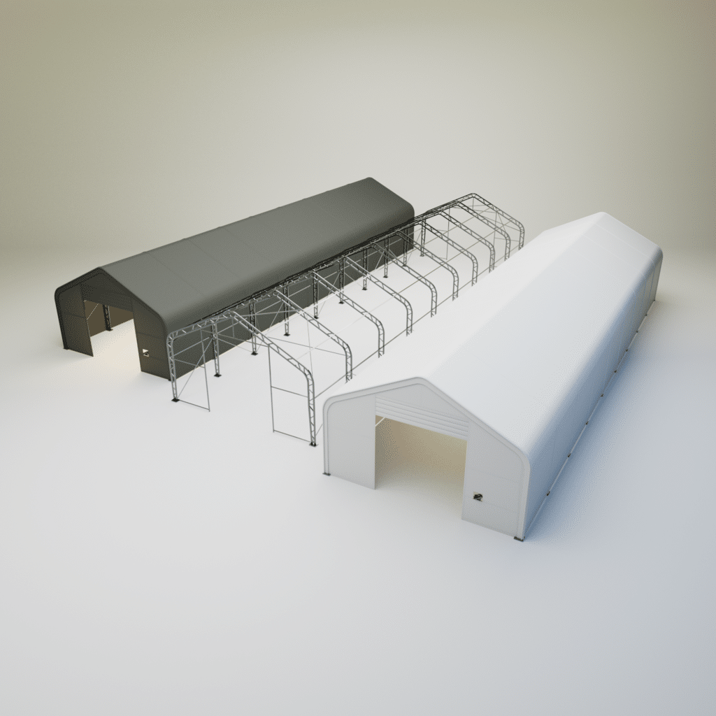 Sattelhalle 8 m x 27