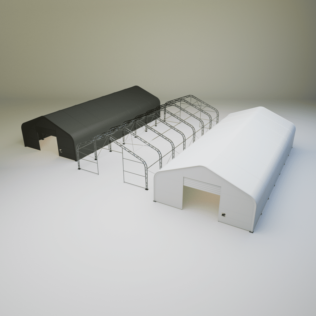 Sattelhalle 10 m x 33