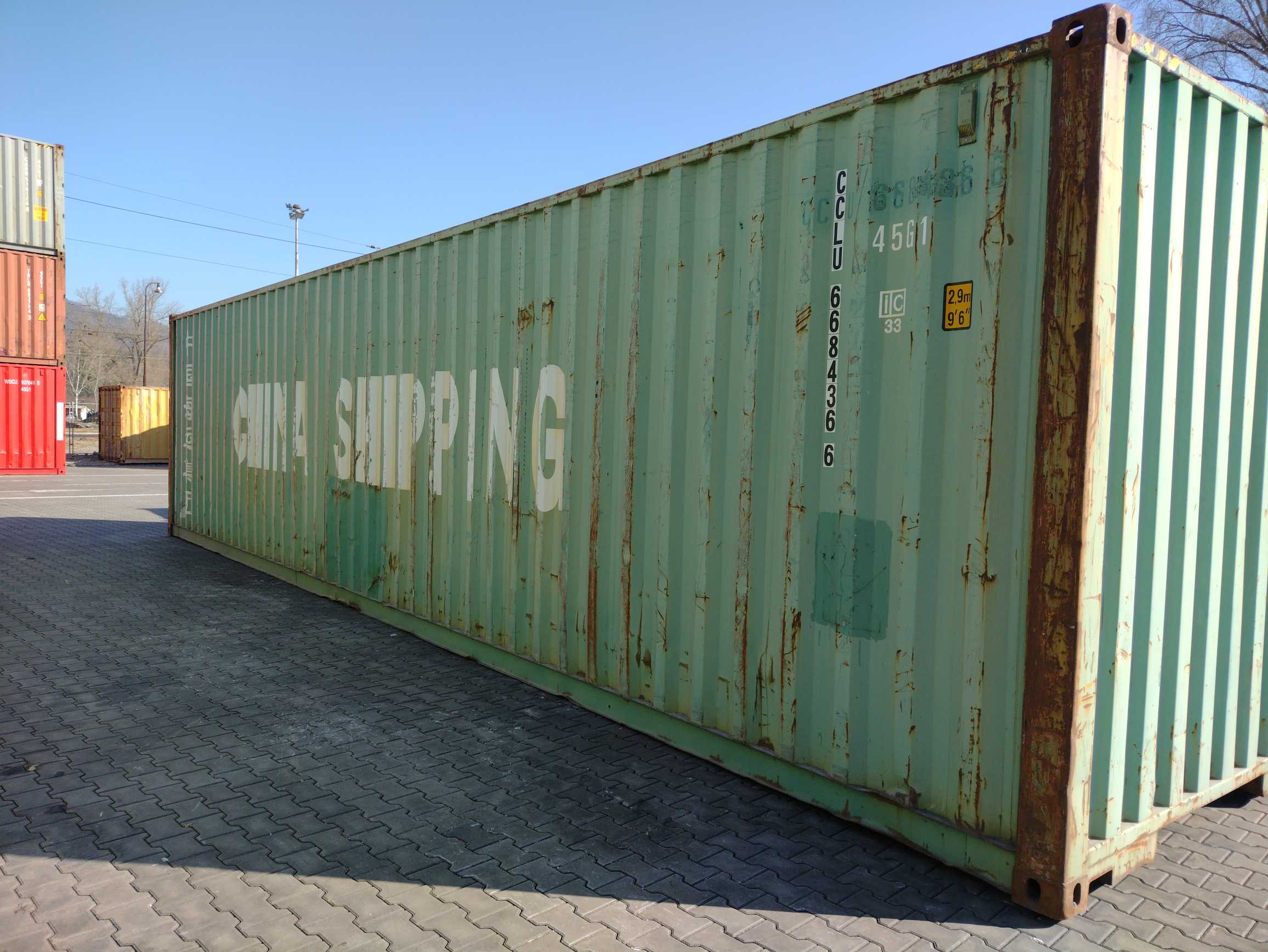 Seecontainer, 12 m hoch, 2,9 m breit - gebraucht – Bild 2