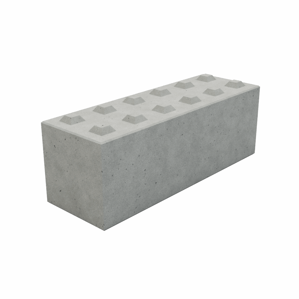 Betónový blok 60 cm x 180 cm x 60 cm